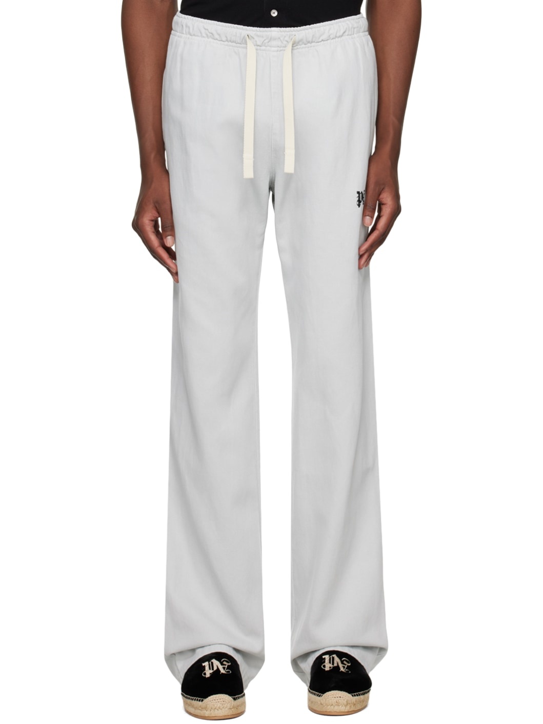 Gray Monogram Travel Sweatpants - 1