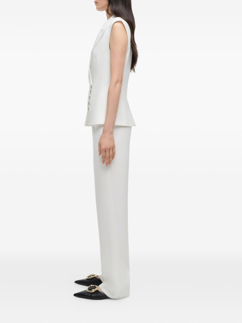 Valarie crossover-front blazer vest 3