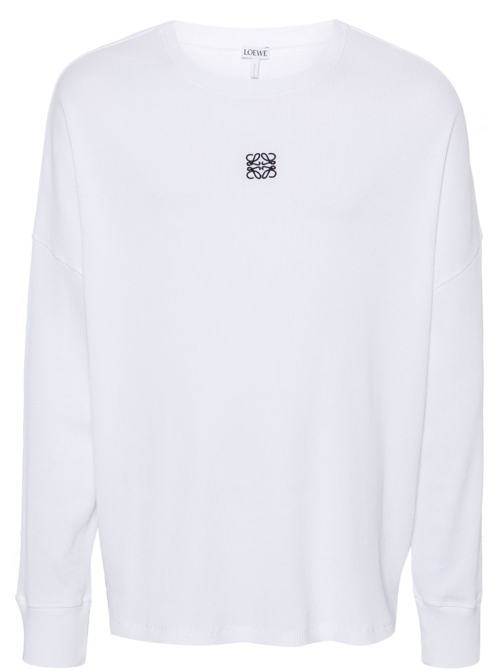 embroidered Anagram-motif T-shirt - 1