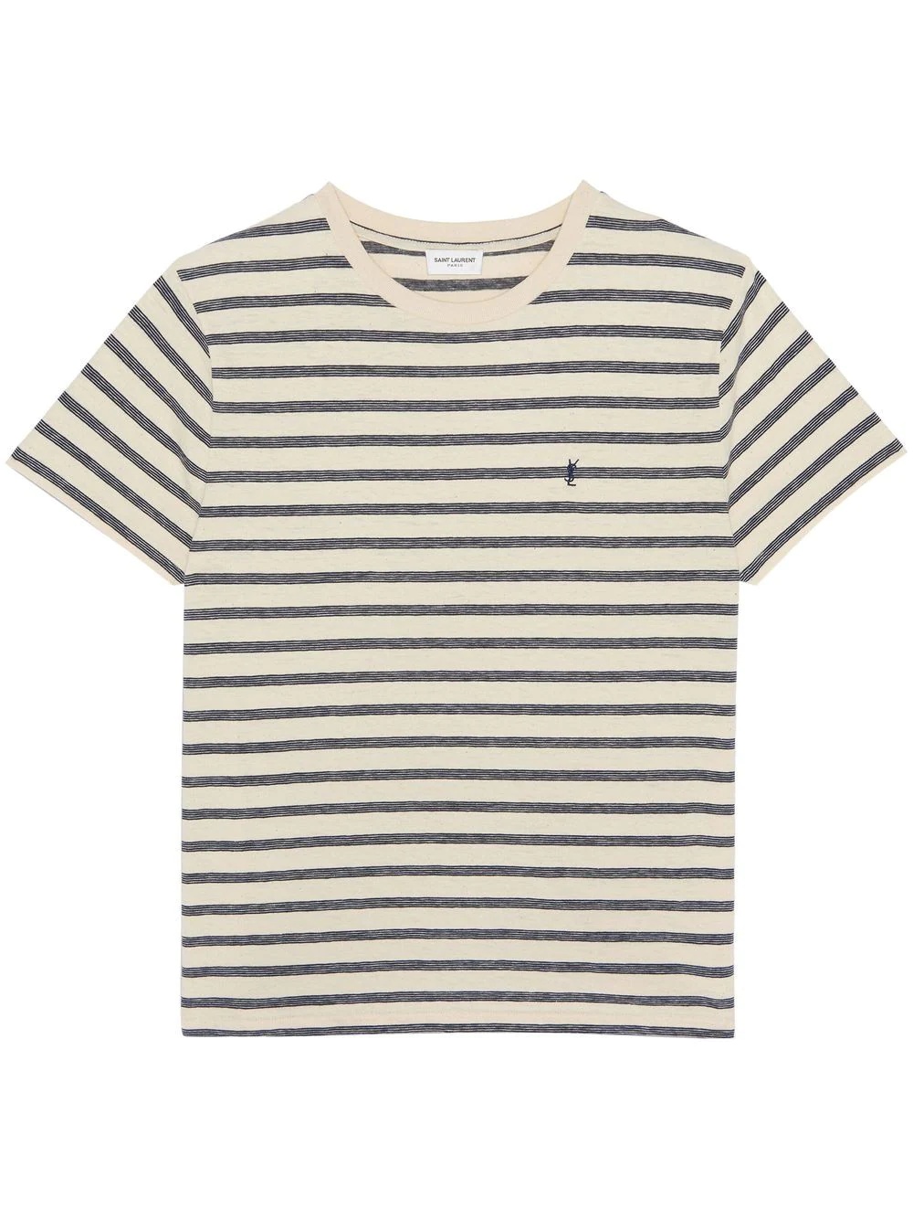 striped logo t-shirt - 1