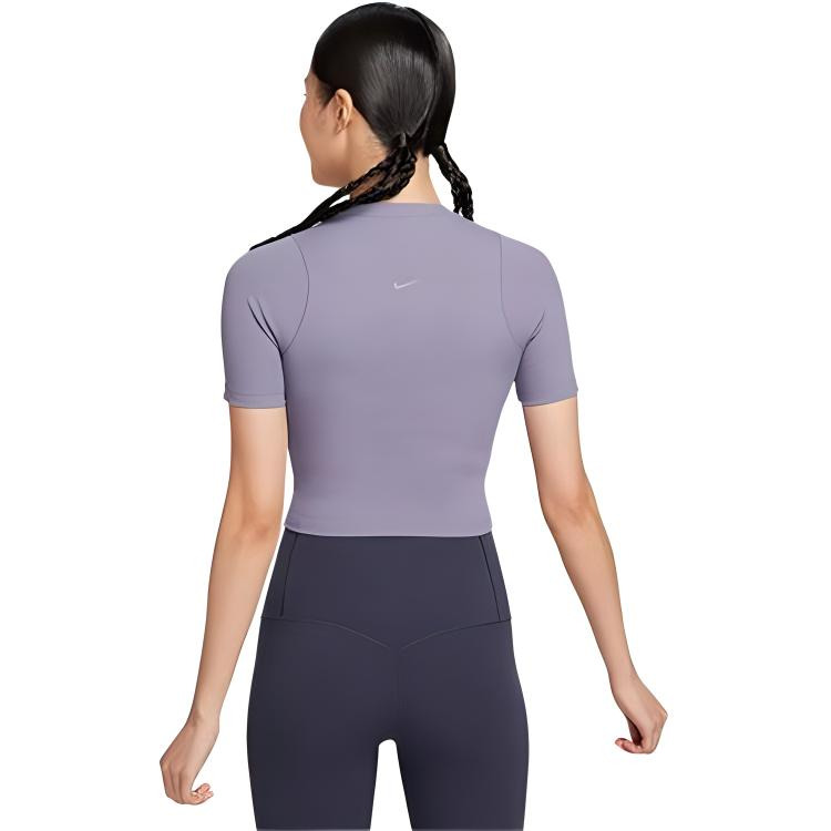(WMNS) Nike One Training Dri-Fit Classic T-Shirt 'Purple' FN2799-509 - 4