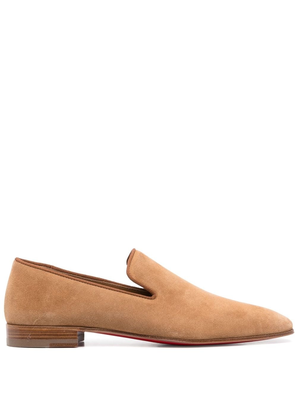 flat suede loafers - 1