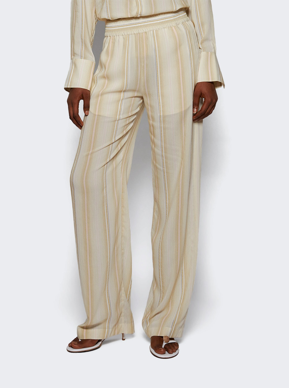 Pyjama Trouser Pistachio And Antique Pink - 2