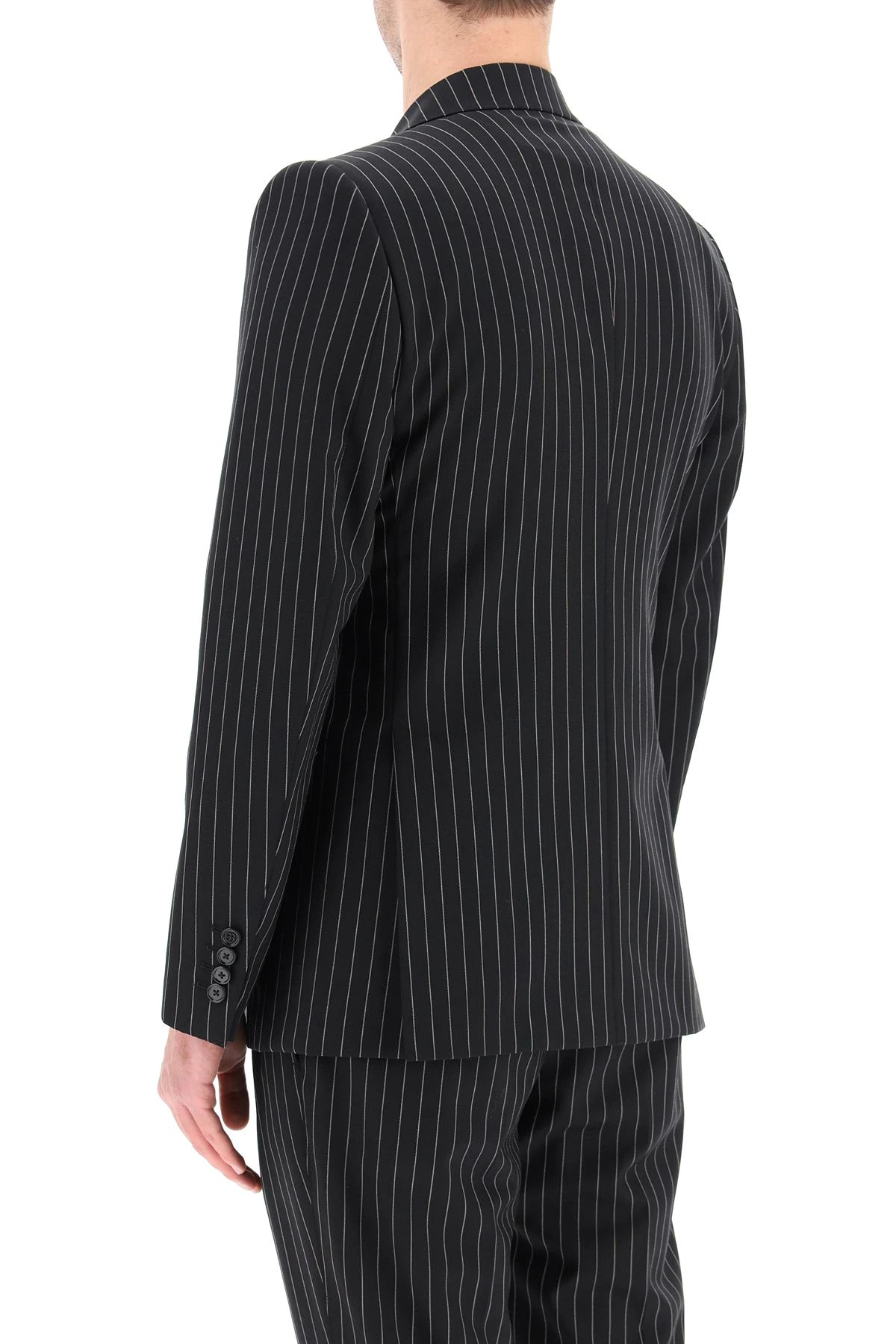 TAILORED BLAZER IN PINSTRIPE WOOL - 4