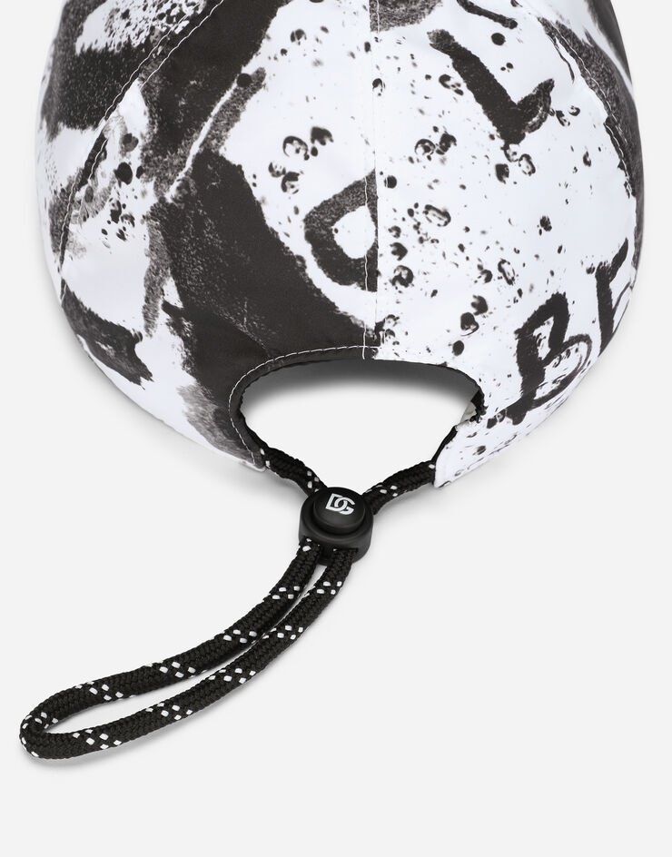 Nylon baseball cap with DG graffiti print - 5