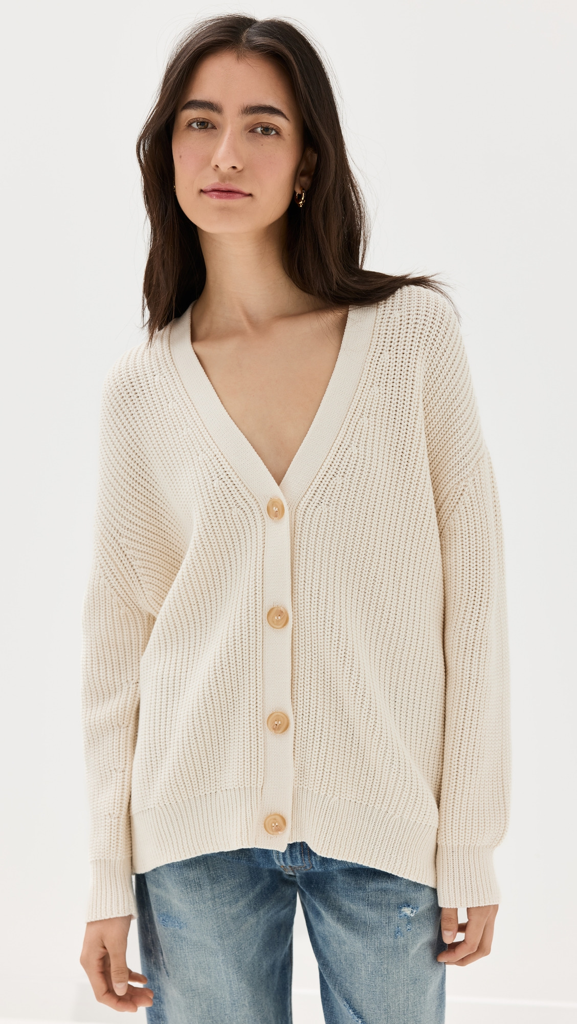Cotton Cocoon Cardigan - 6