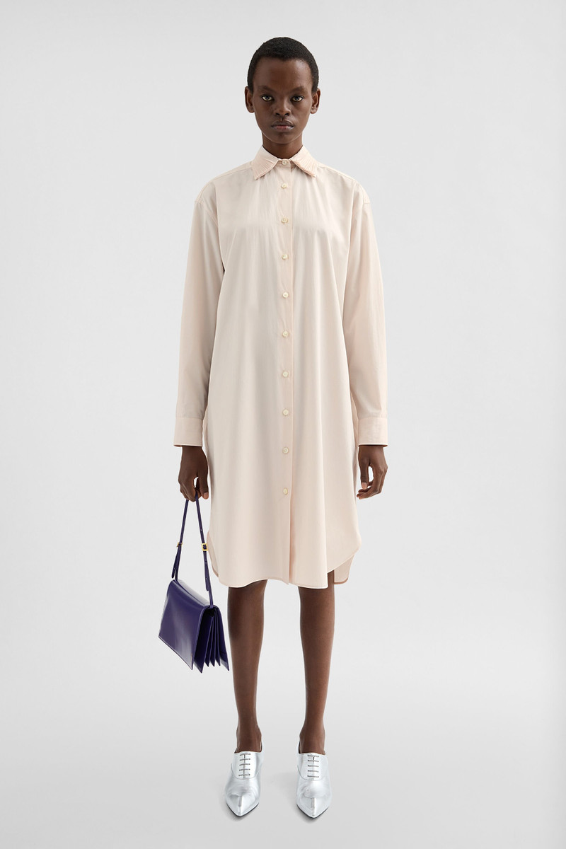 Jil Sander Lightweight Cotton Poplin Shirt Dress outlook