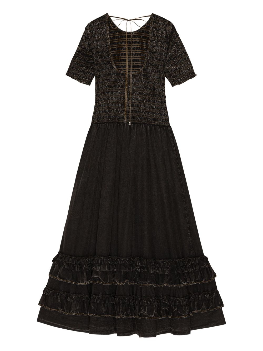 jersey maxi dress - 6