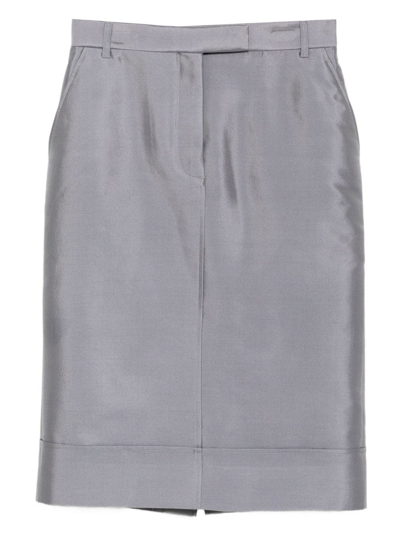 knee length beltloop sack skirt 1
