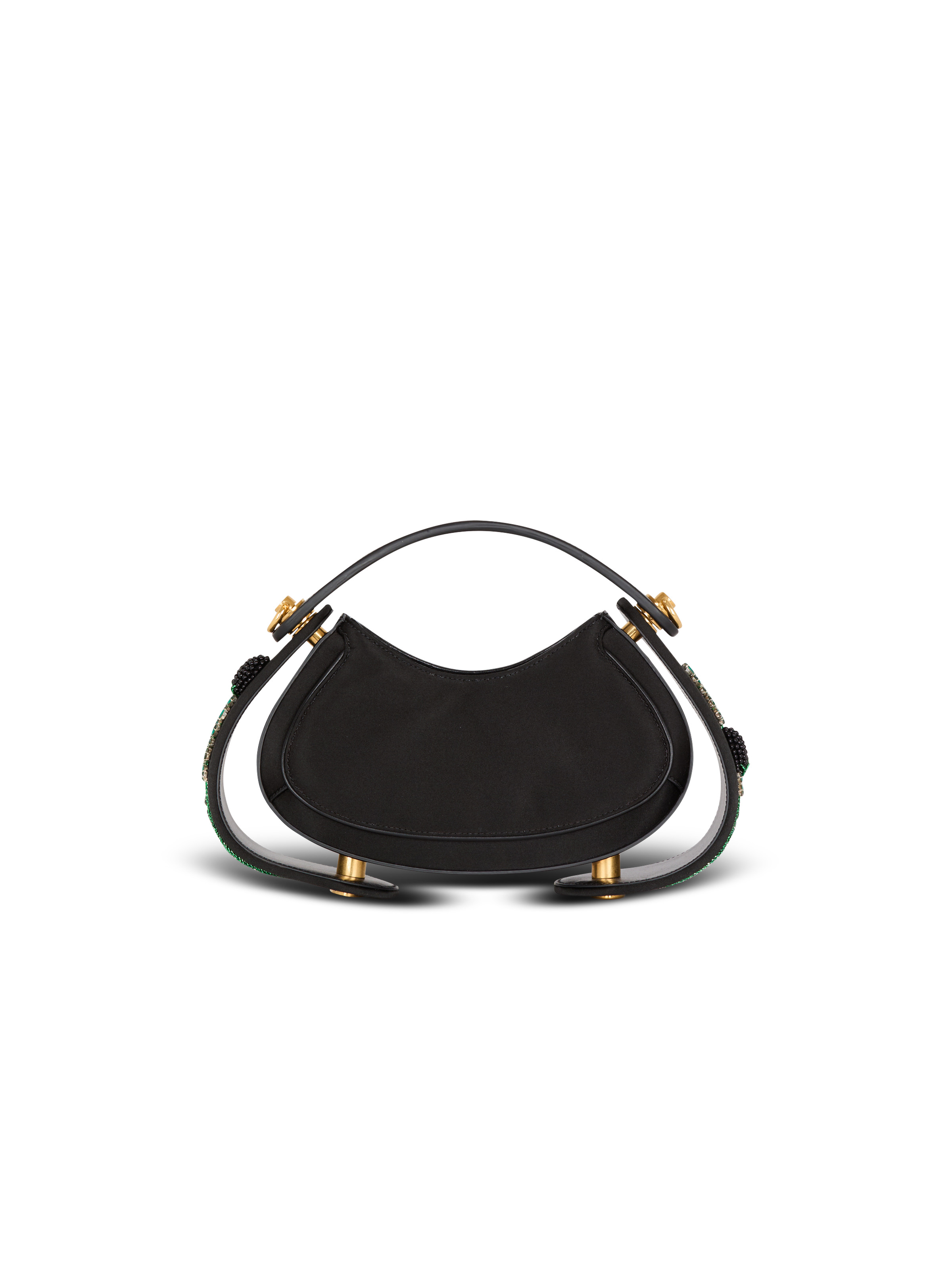 Small Jolie Madame bag in Blackberry-embroidered satin - 4