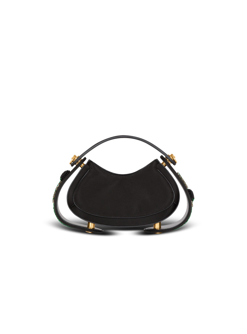 Small Jolie Madame bag in Blackberry-embroidered satin 4