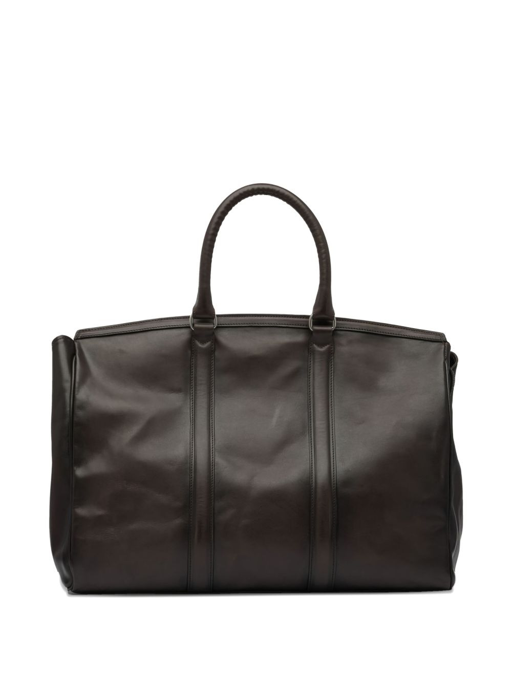 Quentin leather panelled tote bag - 2