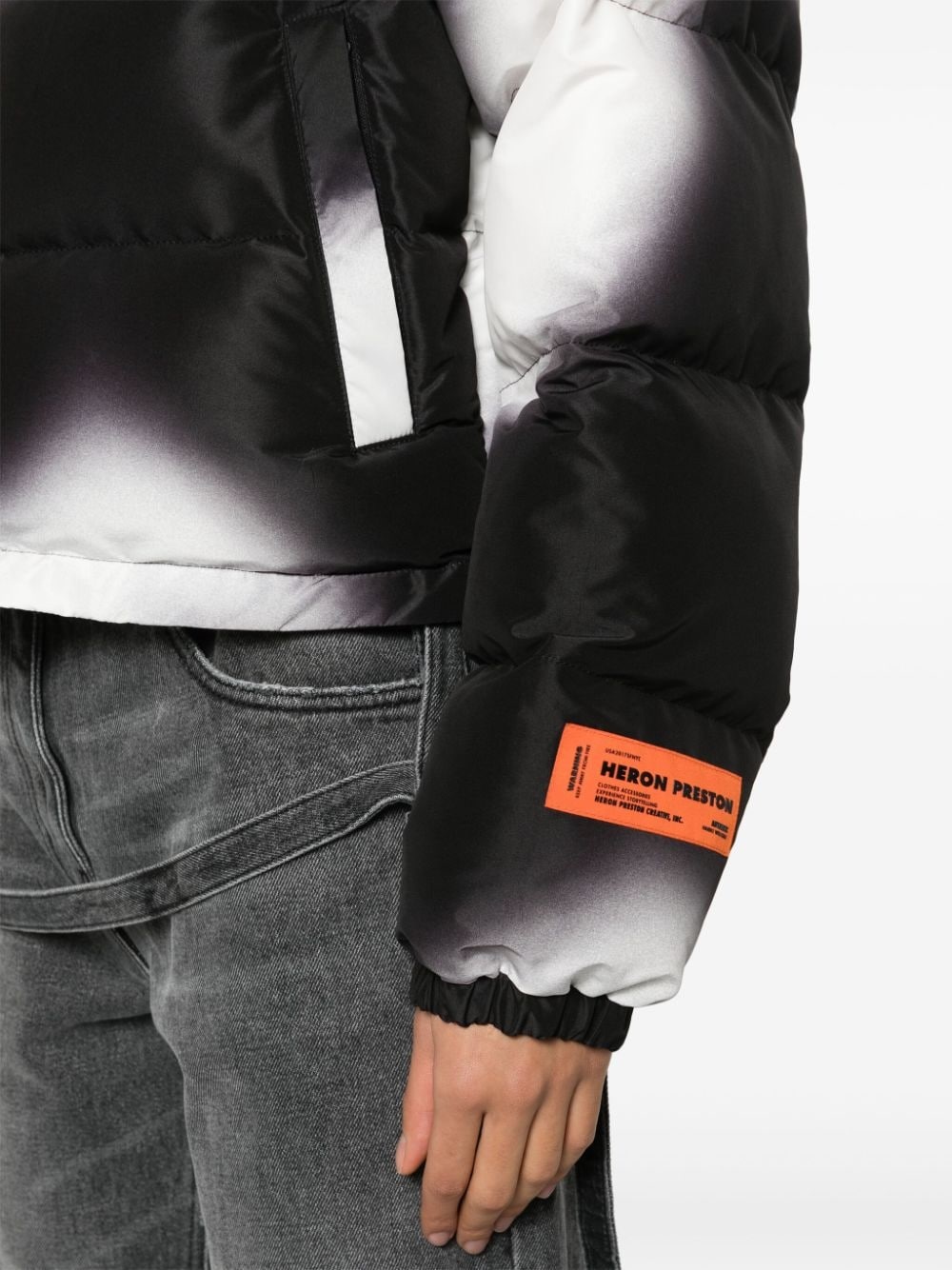 Ex-Ray Blur puffer jacket - 5