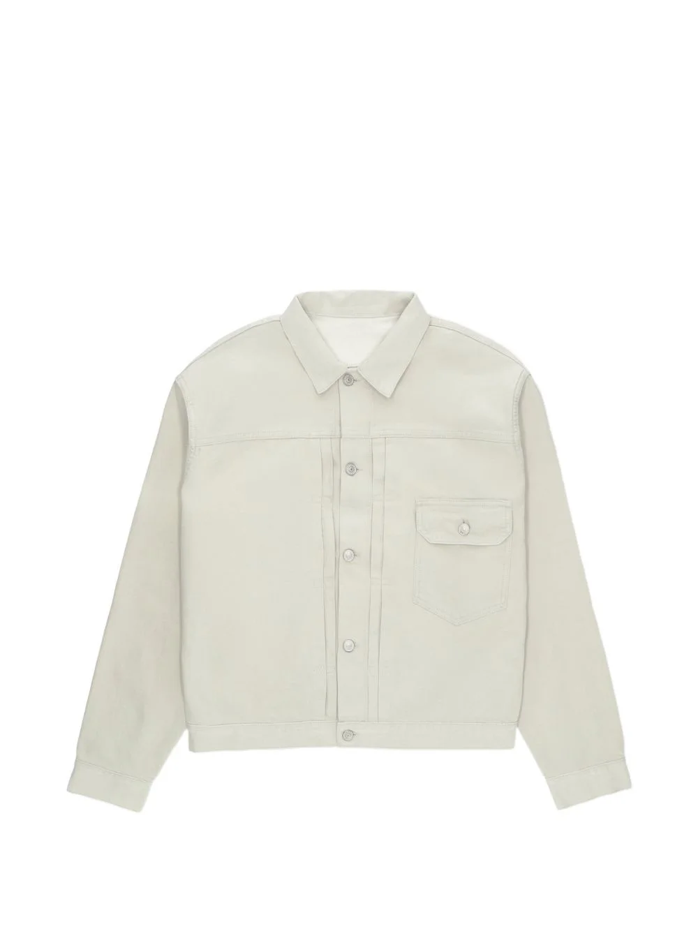 flap-pocket shirt jacket - 1