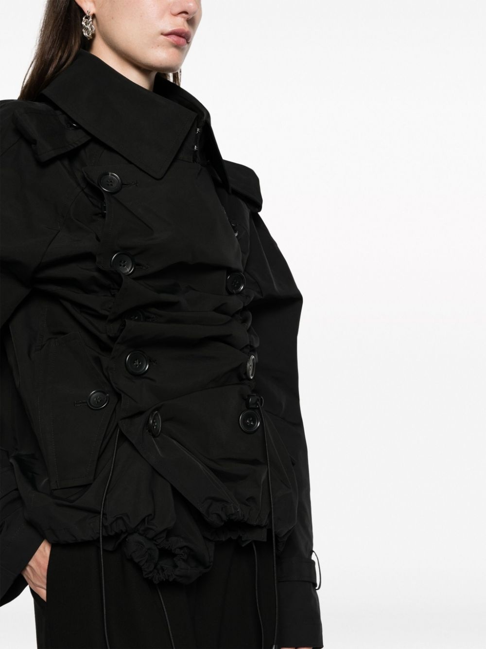 ruched padded jacket - 5