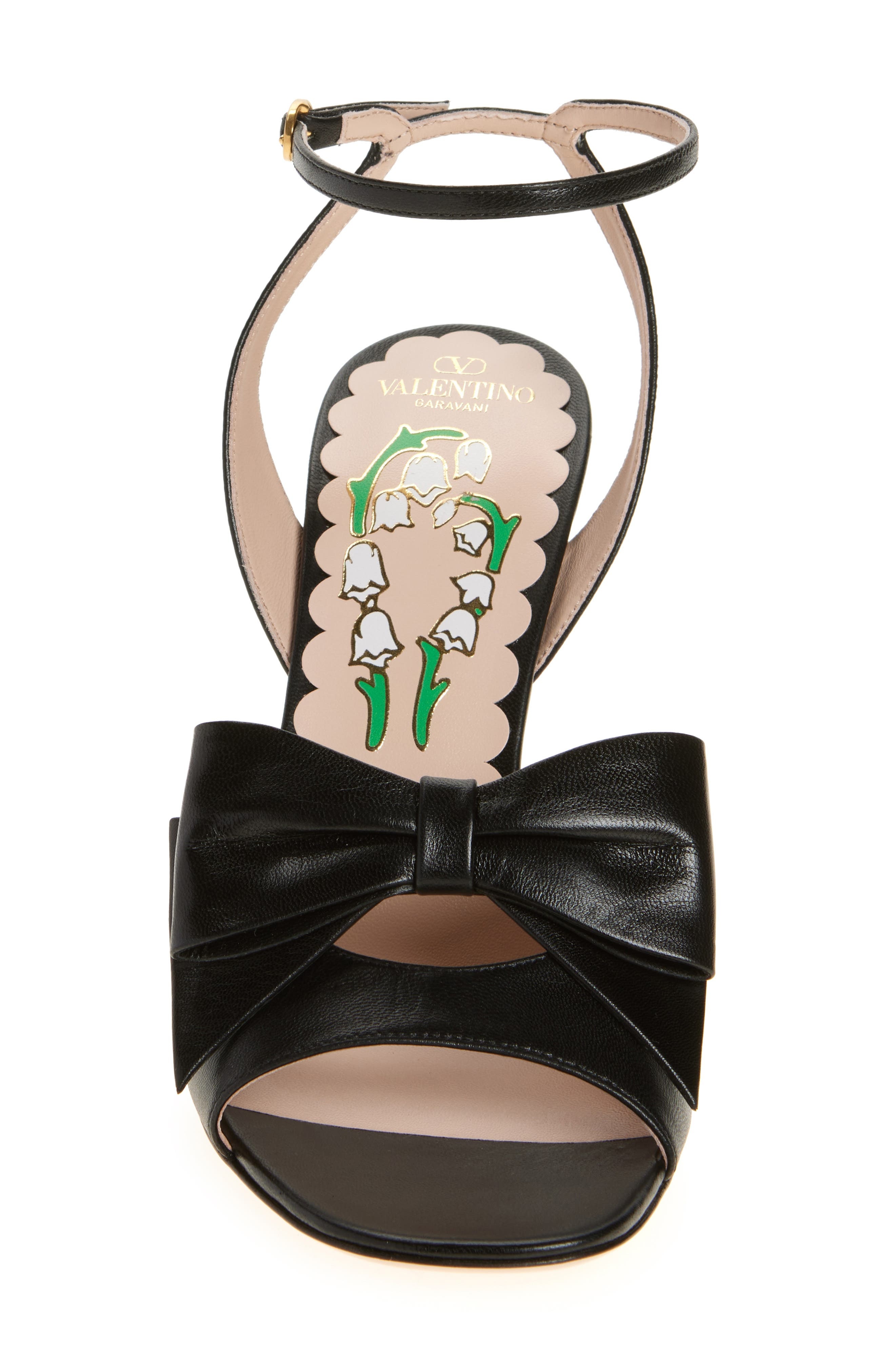 Valentino Garavani Bowow Ankle Strap Sandal in Black at Nordstrom - 5
