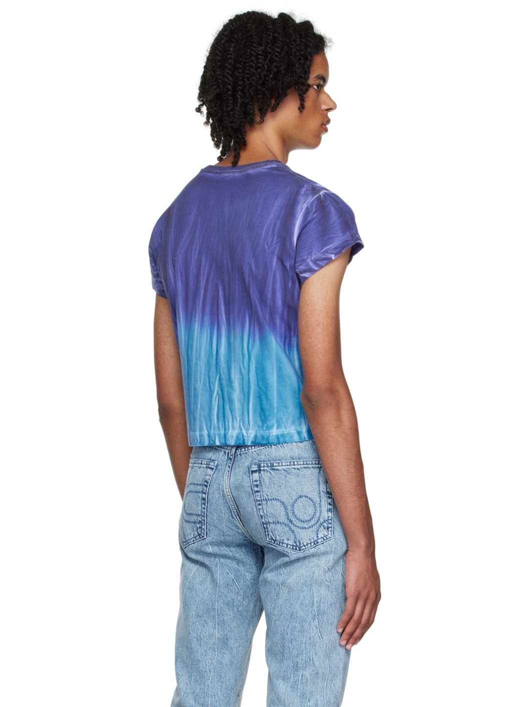 【関税込み】EYTYS SSENSE限定 パープル＆ブルー Zion Tシャツ EYTYS SSENSE Exclusive Purple & Blue Zion T-Shirt | REVERSIBLE