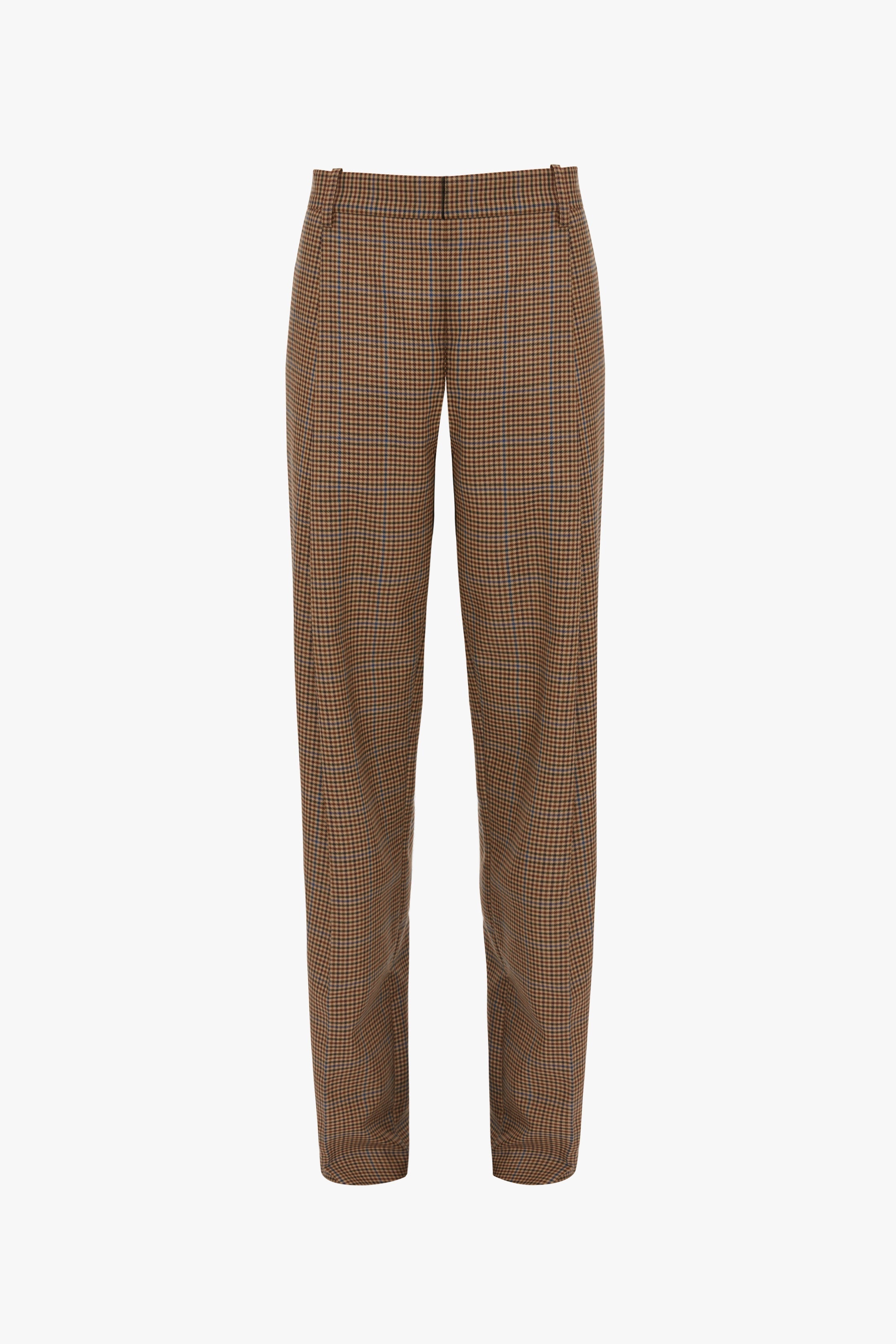 Asymmetric Chino Trouser In Tobacco - 1