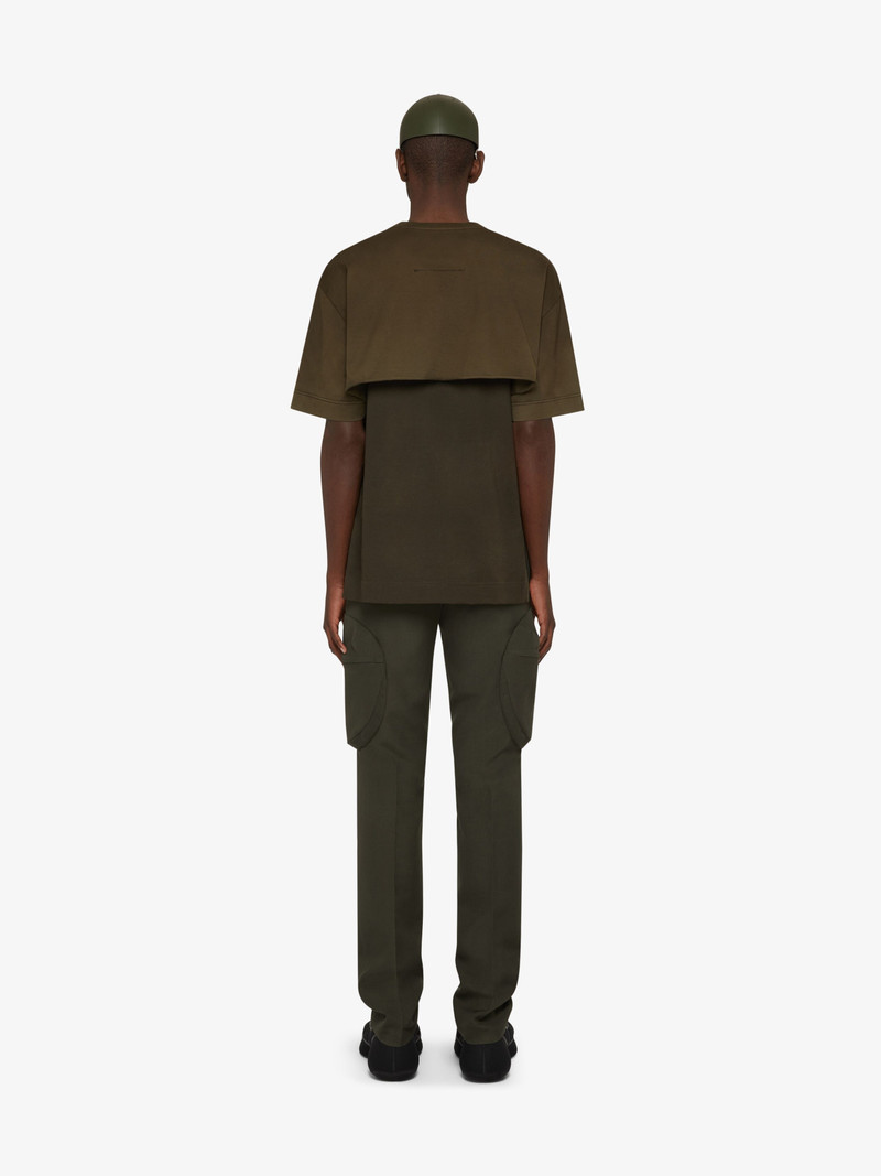 SLIM FIT CARGO PANTS IN WOOL 4