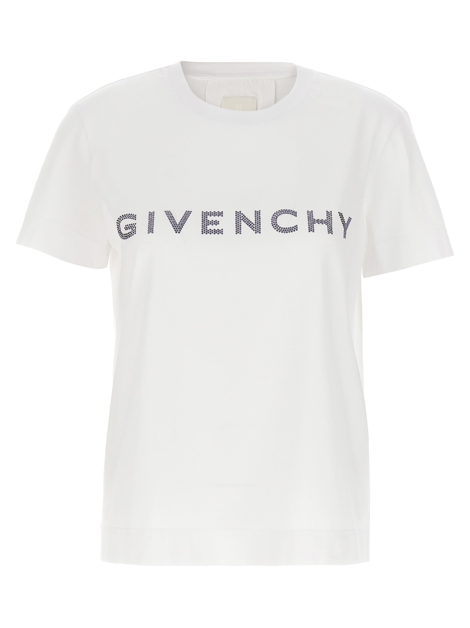 Givenchy Rhinestone Logo T Shirt - 1