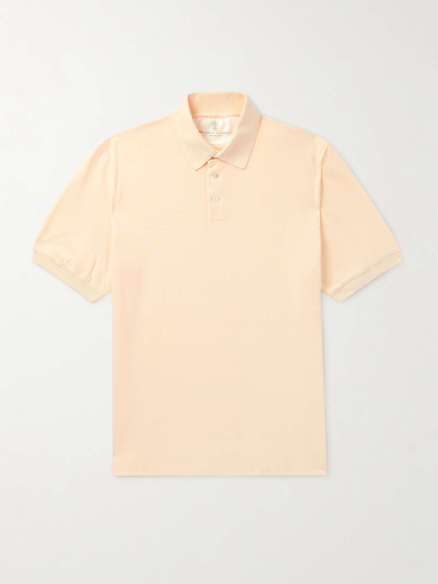 Slim-Fit Cotton-Piqué Polo Shirt - 1