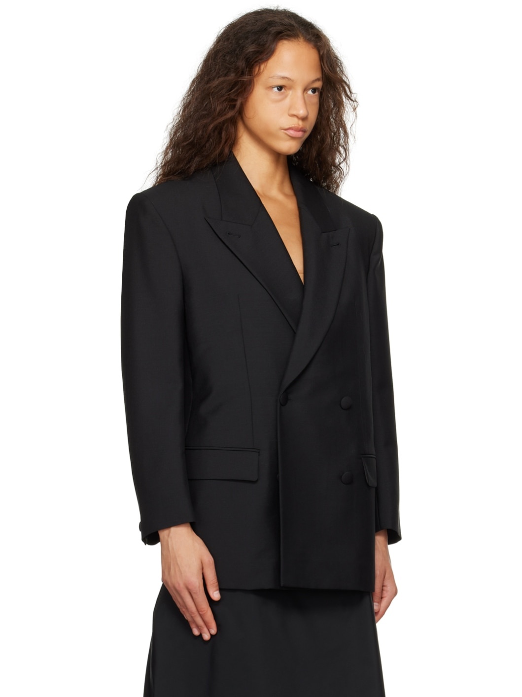 Black Oversized Blazer - 2
