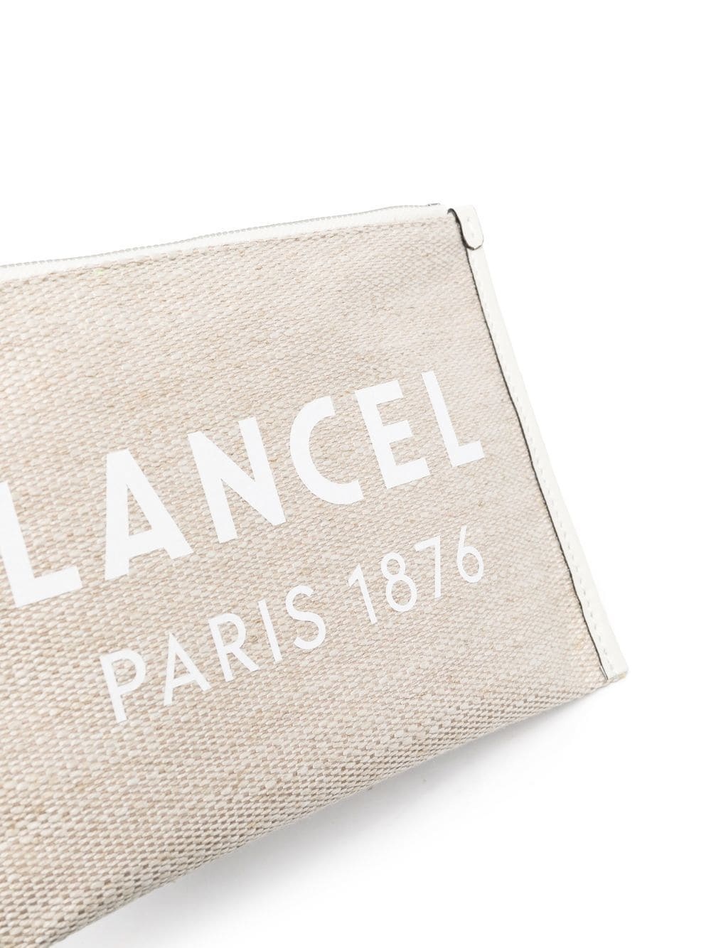 logo-print clutch bag - 4