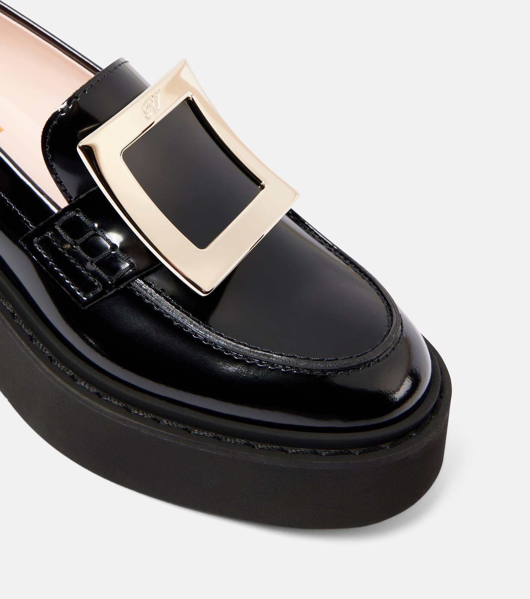 Viv' Rangers patent leather platform loafers - 5