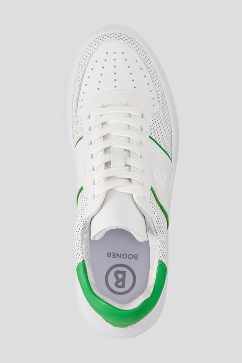 Santa Rosa Sneakers in White/Green - 5