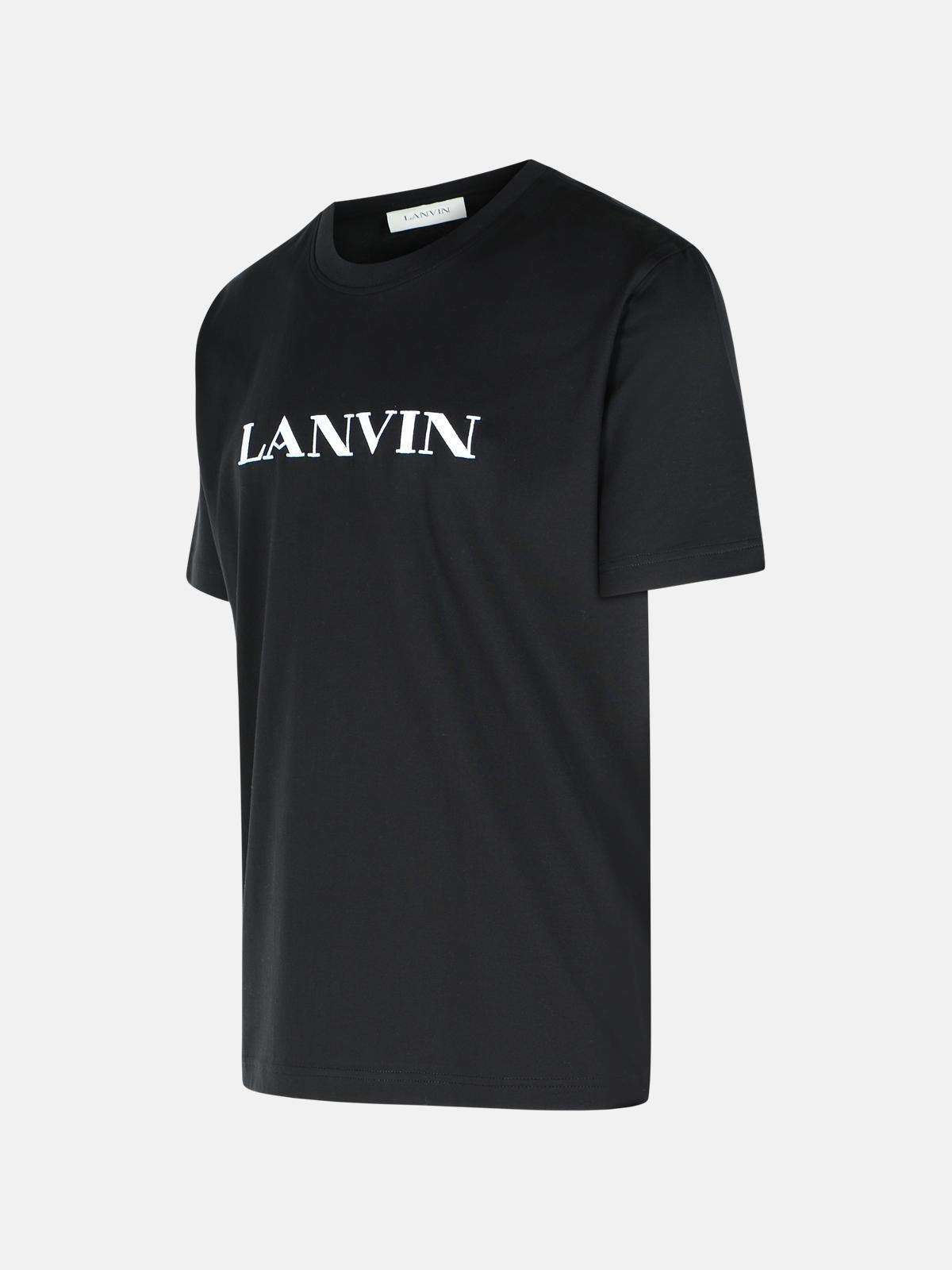 BLACK COTTON T-SHIRT - 2