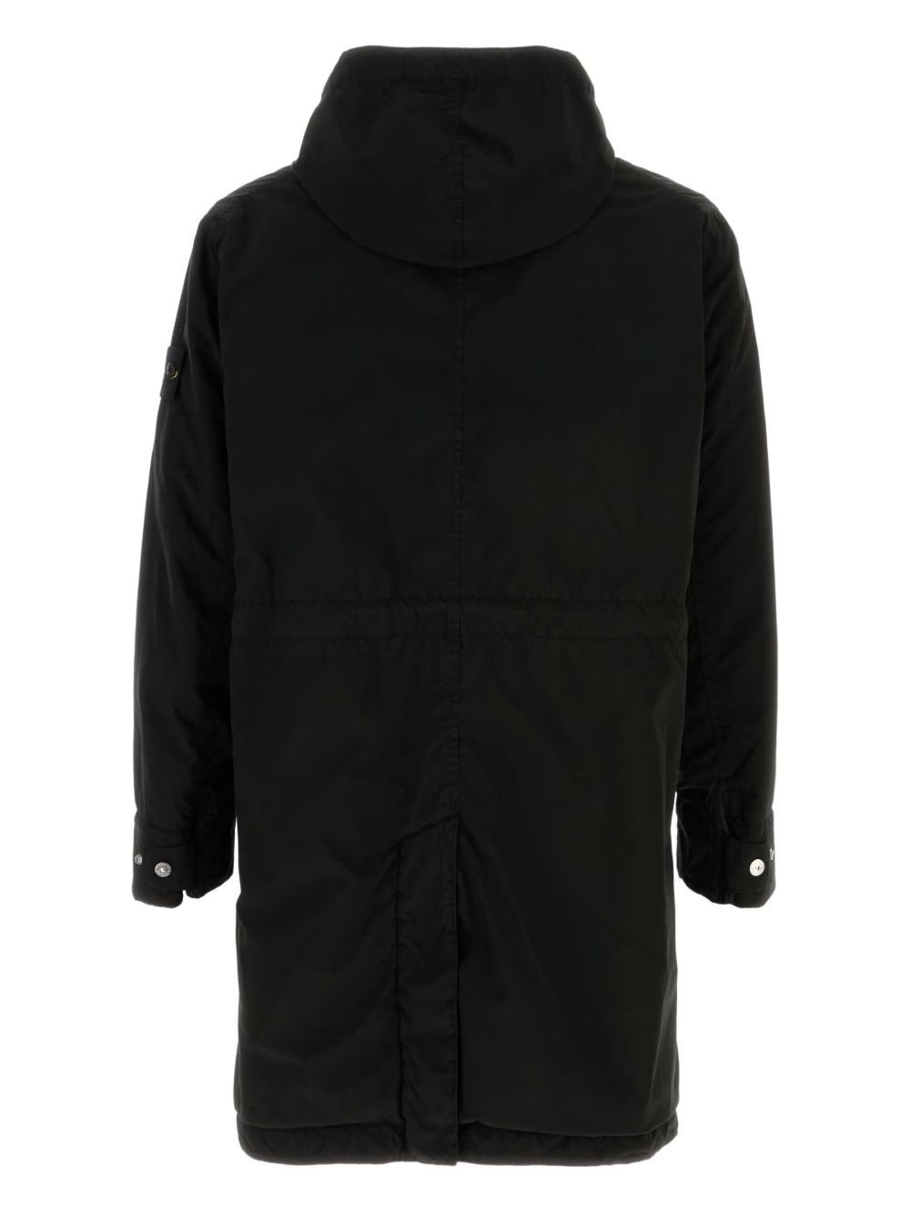 snap-button padded coat - 2