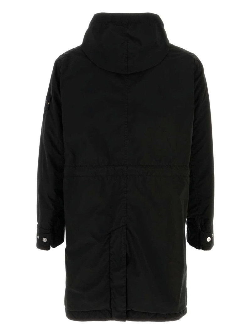 Stone Island snap-button padded coat outlook