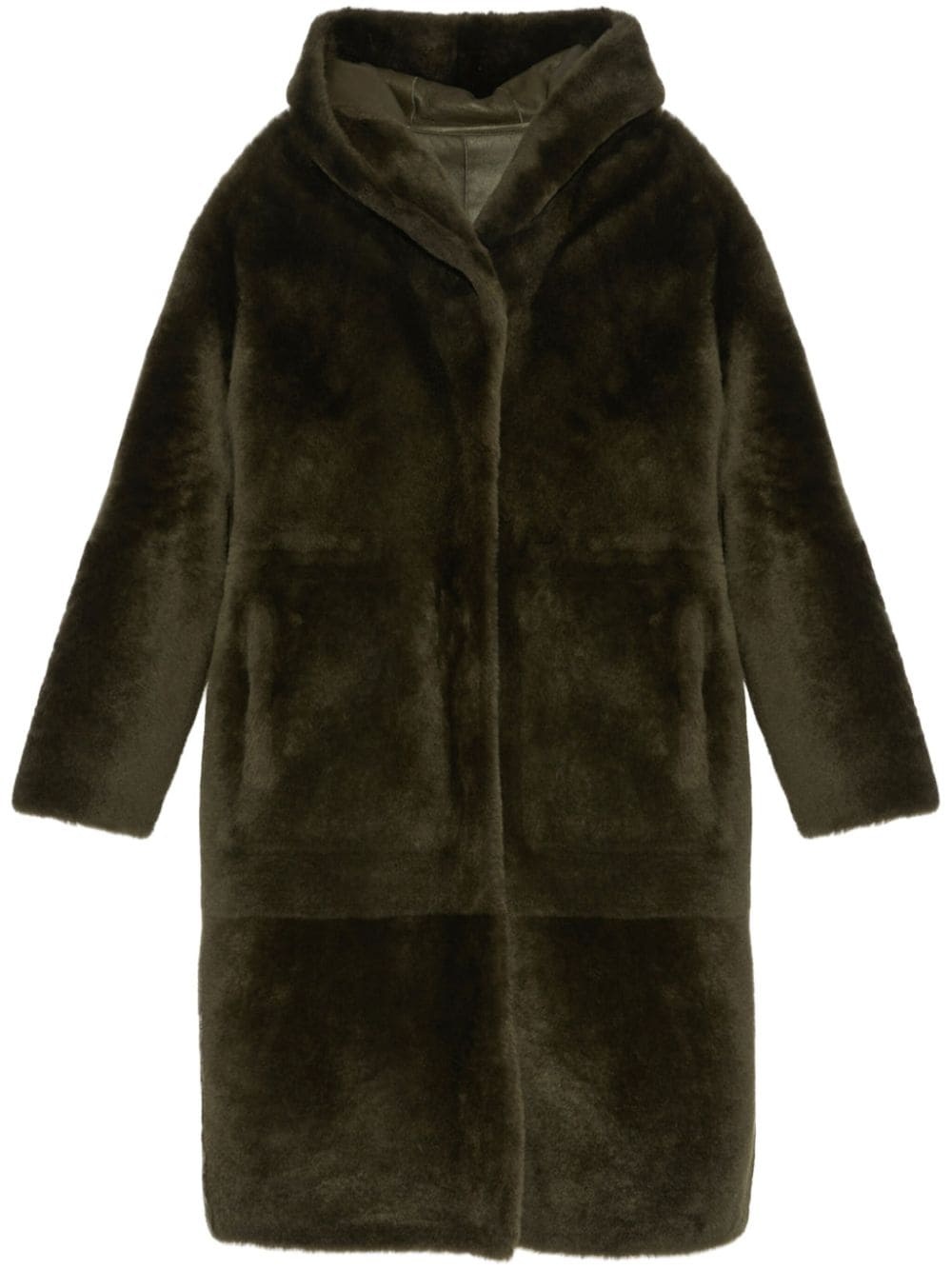 shearling coat - 1