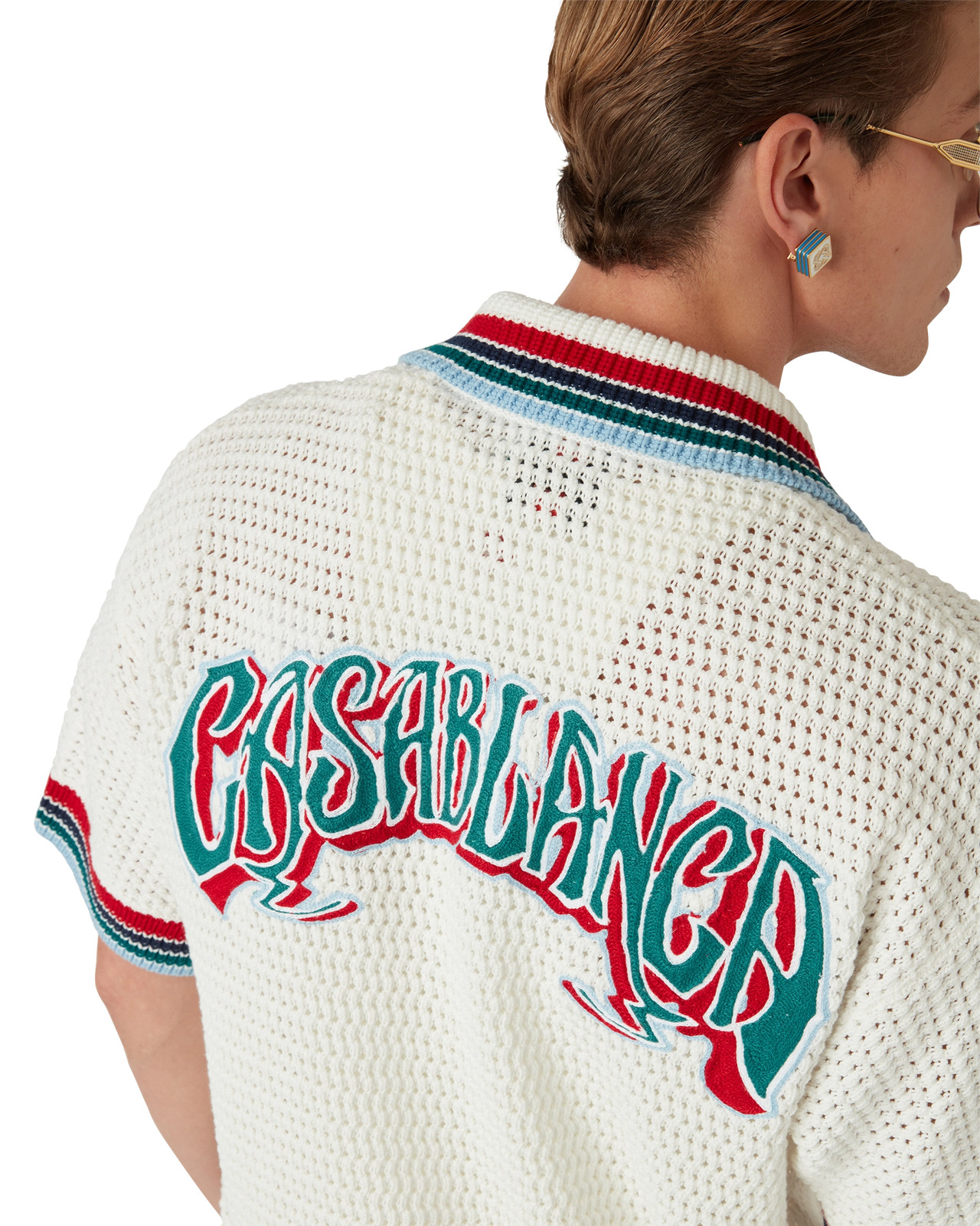 Crochet Sporty Shirt | Casablanca Paris - 5