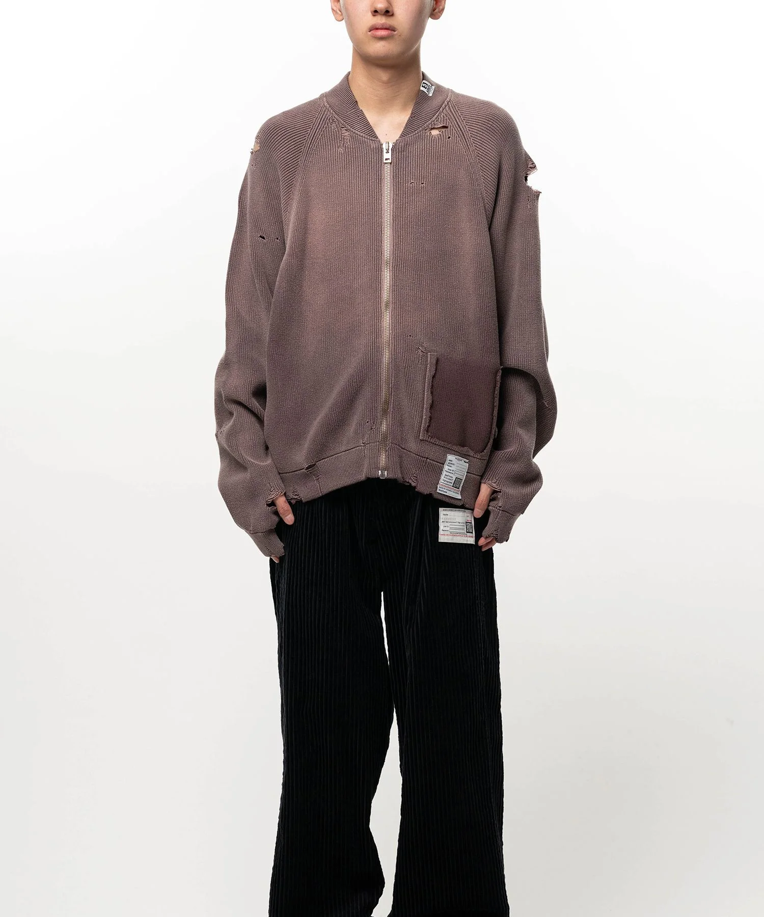 Sun Faded Like Knit Cardigan - 1