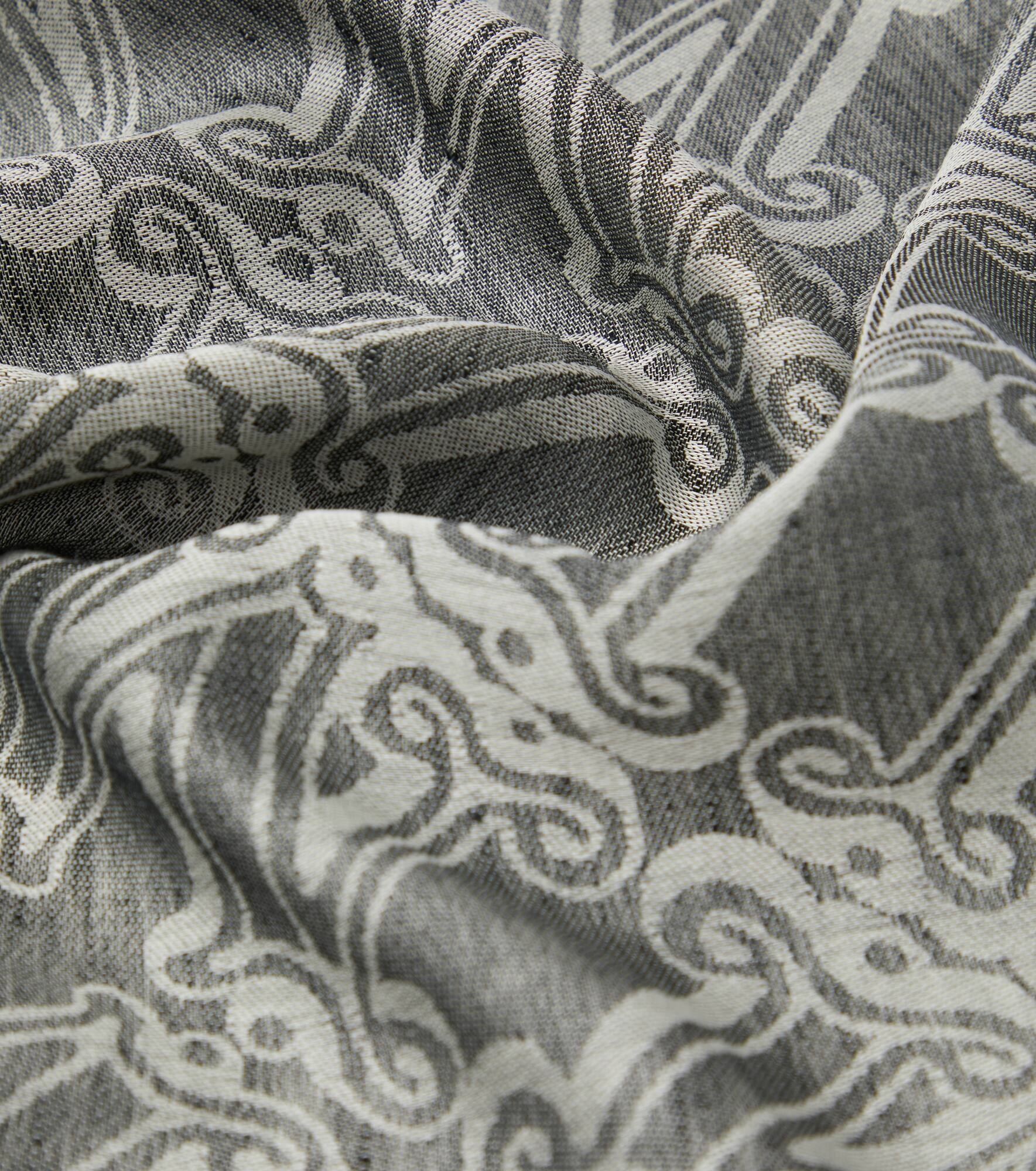 Eleonor wool, silk, and linen scarf - 4
