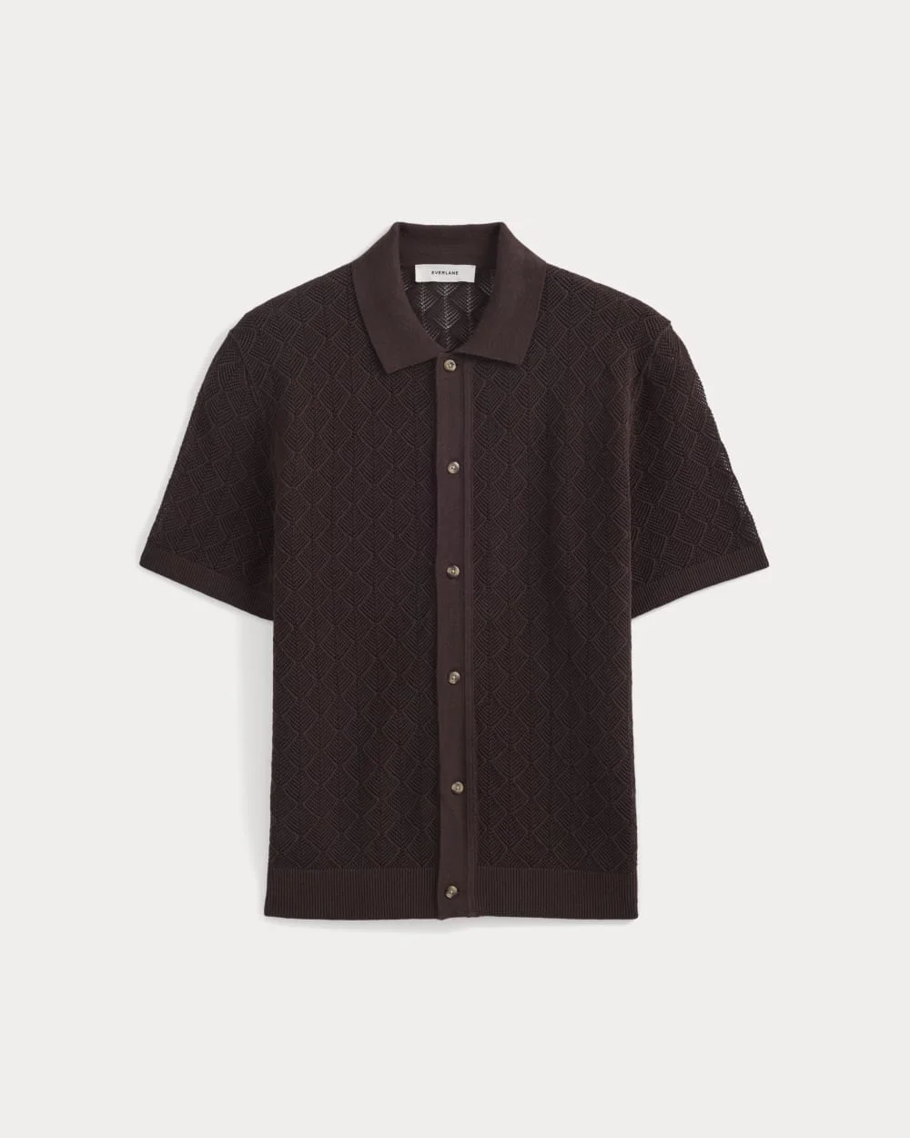 OPEN-KNIT RESORT SHIRT - 1
