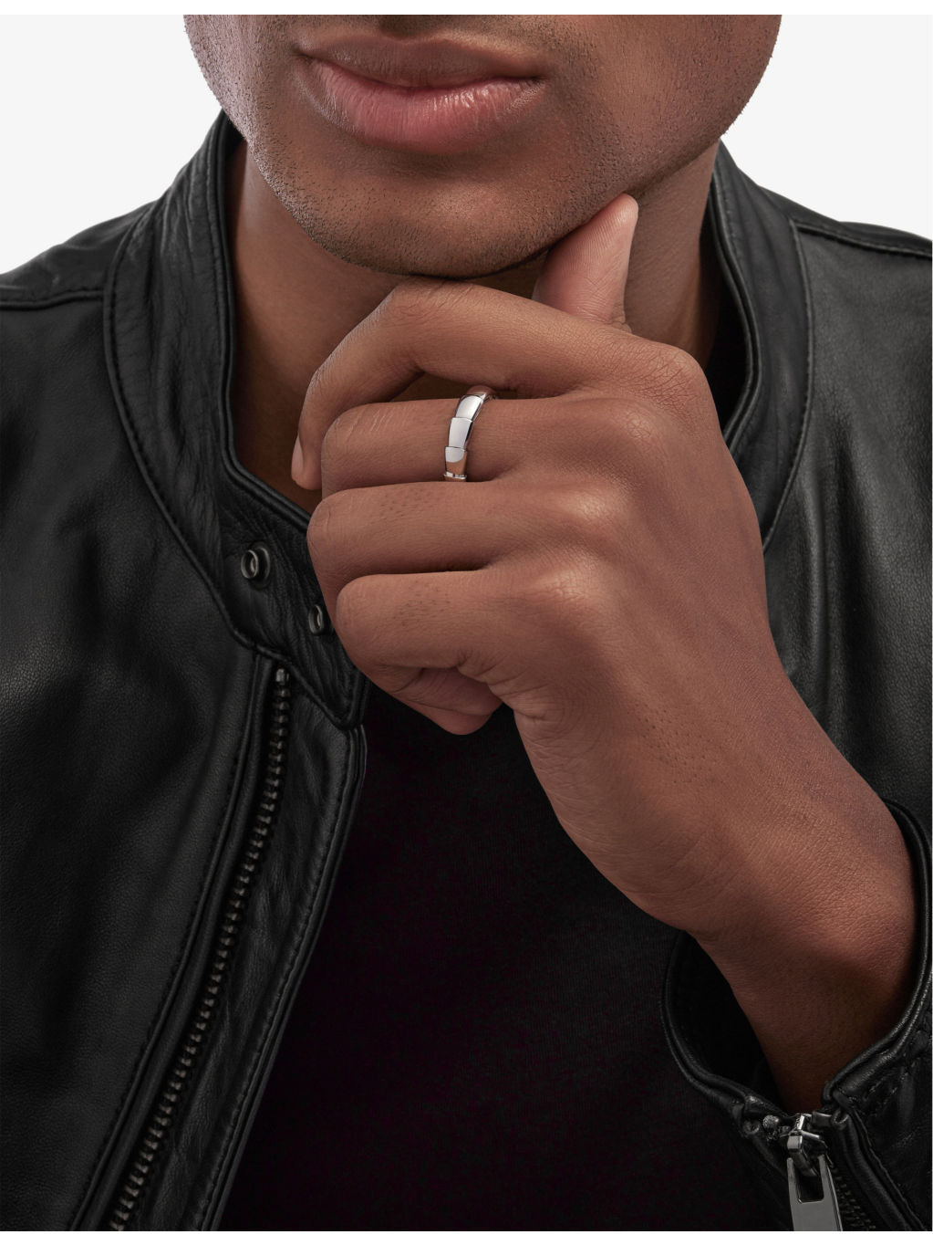Serpenti Viper 18ct white-gold wedding band - 2