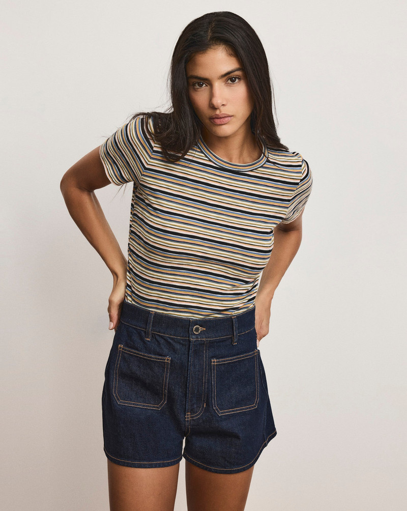 VERONICA BEARD REMUS STRIPED T-SHIRT outlook