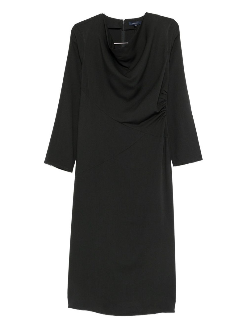 Faustine draped dress 1