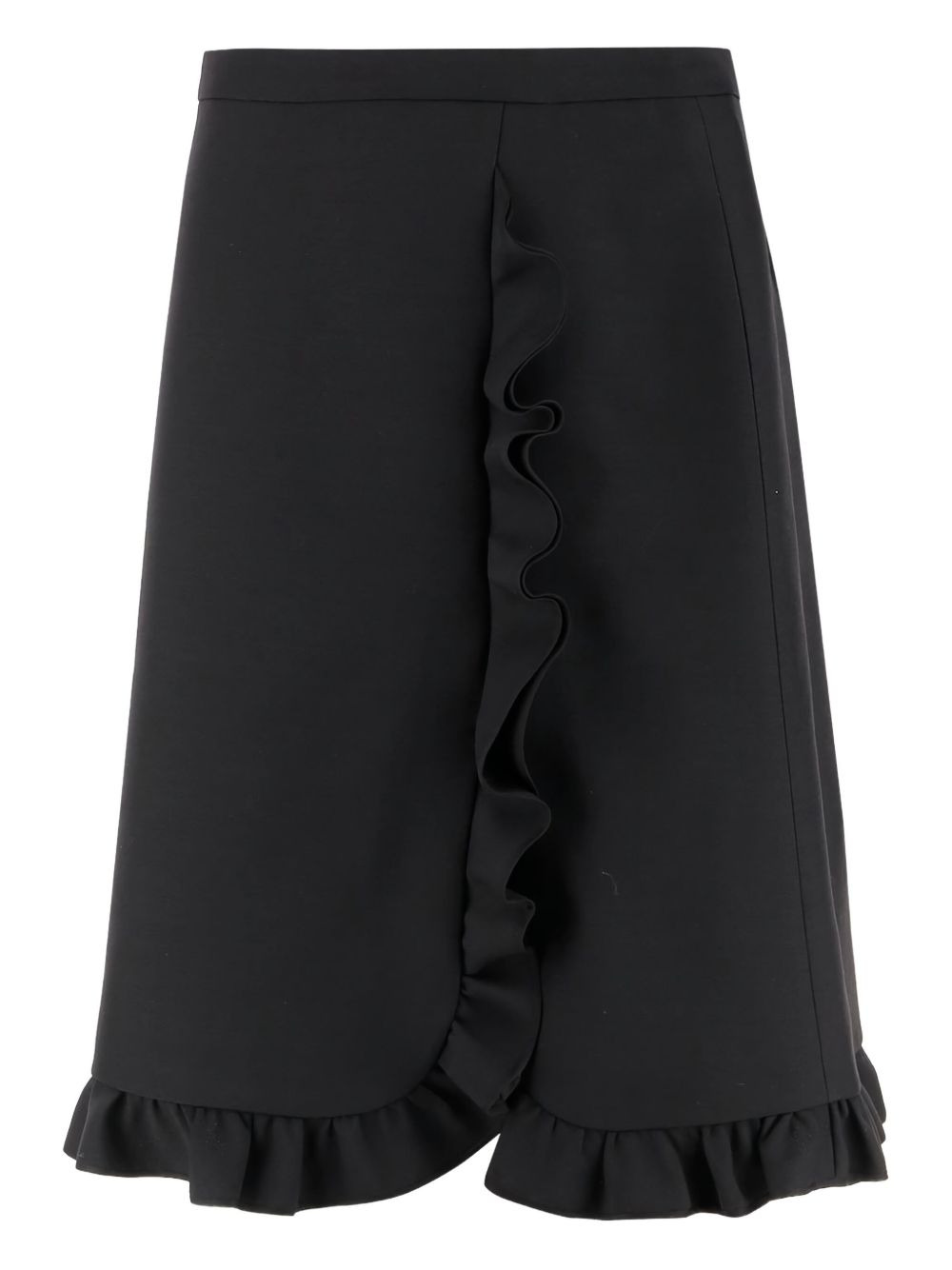 ruffle-detail midi skirt - 2