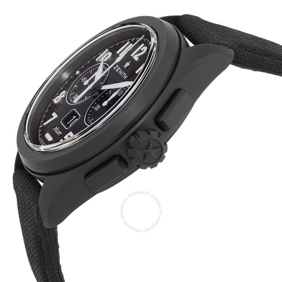 Zenith Big Date Flyback Chronograph Automatic Black Ceramic Dial Men's Watch 49.4000.3652/21.I001 - 2