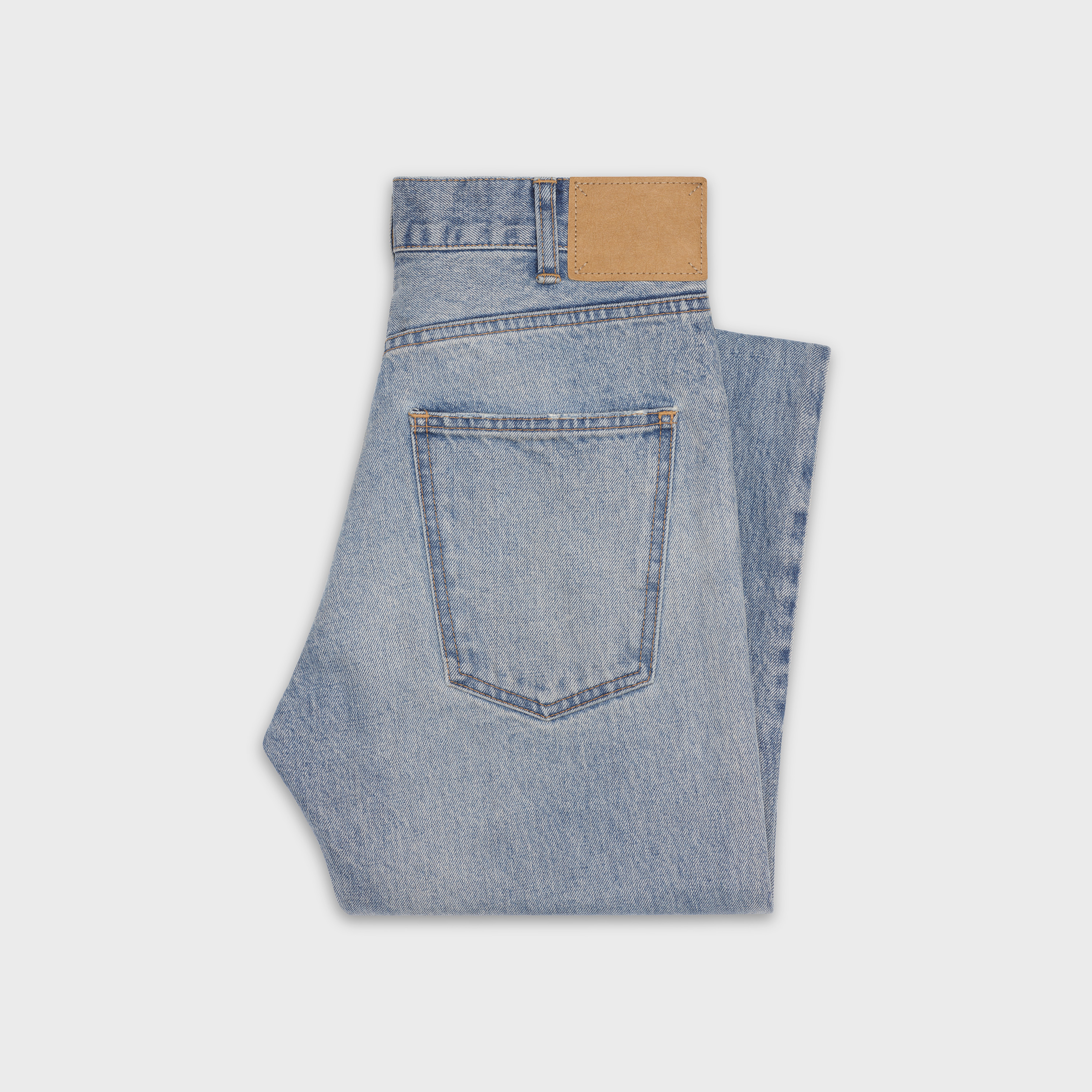 DYLAN FLARED JEANS IN VINTAGE STONE DENIM - 2