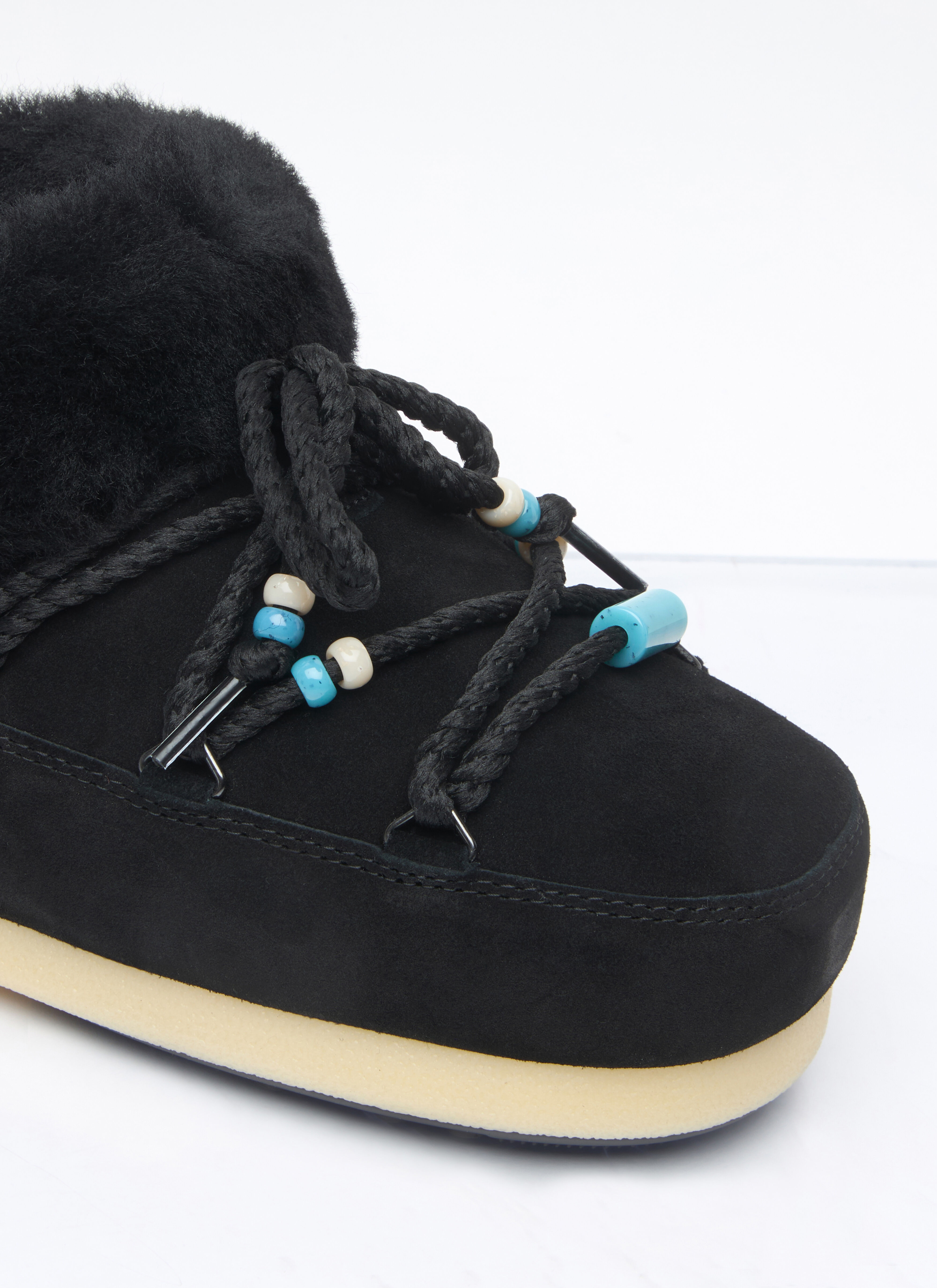 Beads Suede Mules - 2