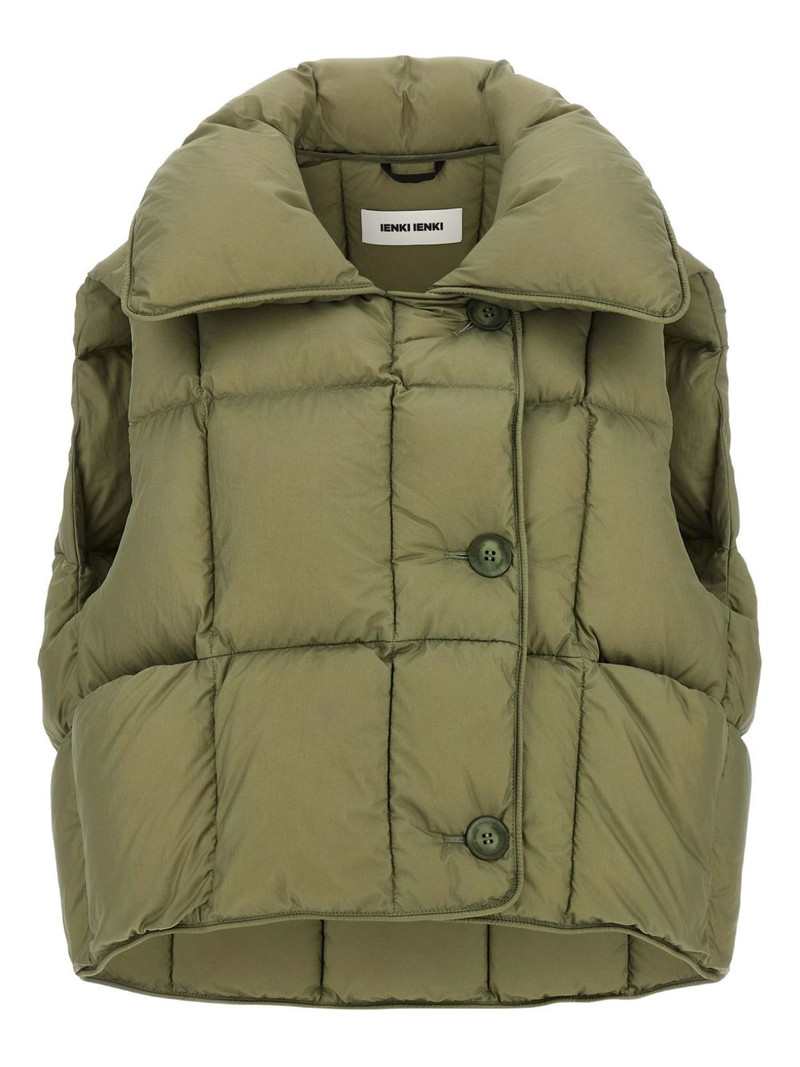 Cozy Cloud quilted pillow-collar vest 1