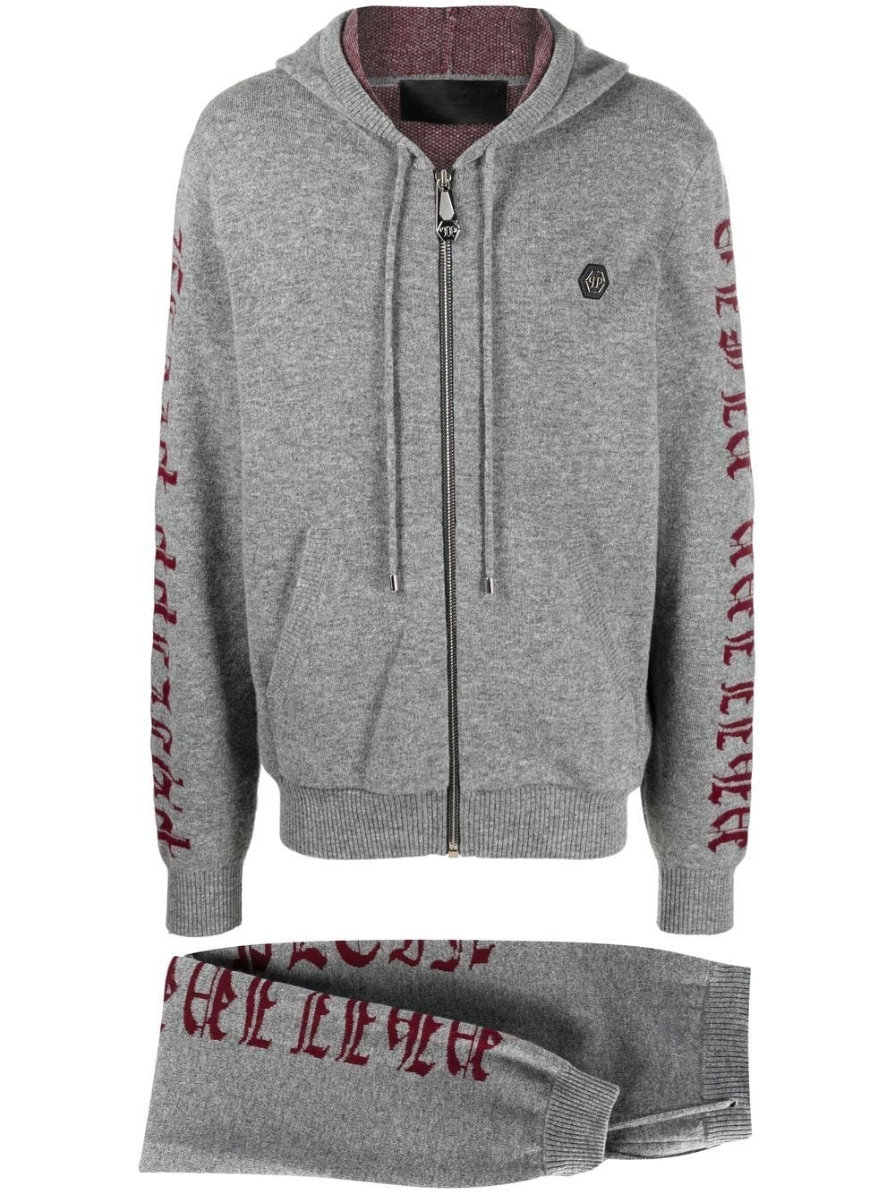 logo-print zip-up tracksuit - 1