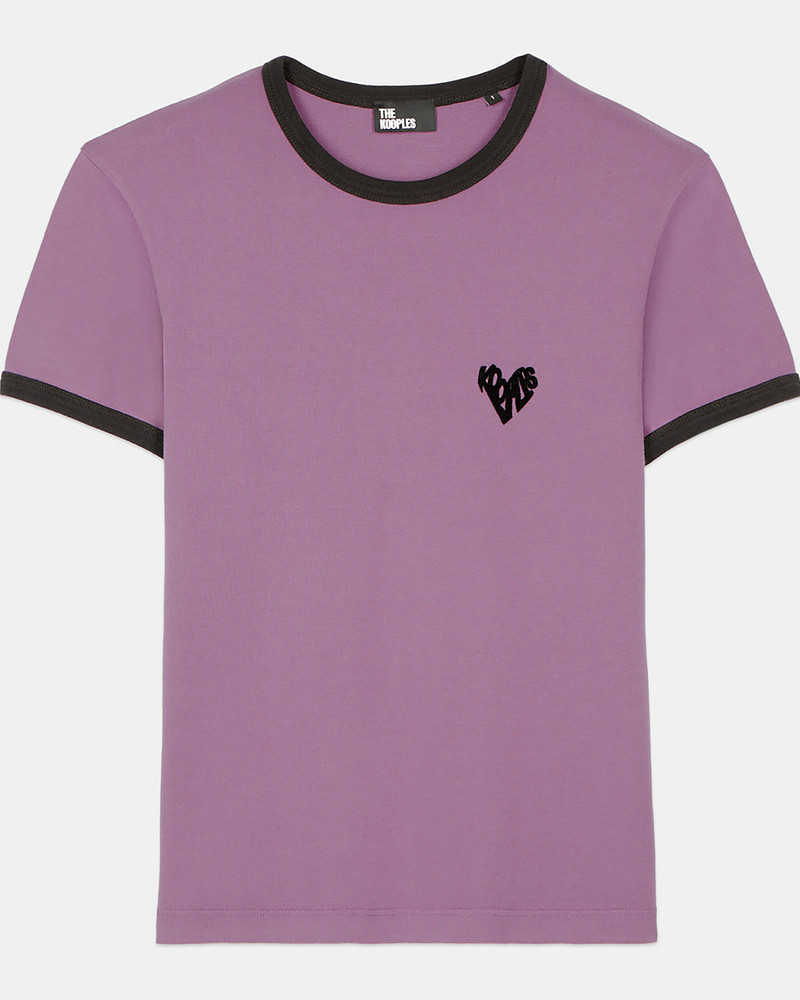 PURPLE KOOPLES HEART T-SHIRT 1