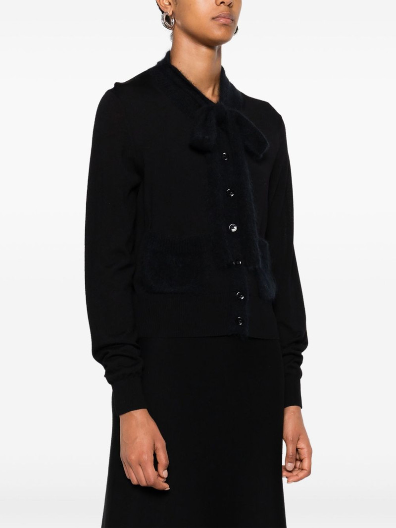 round-neck cashmere cardigan 3