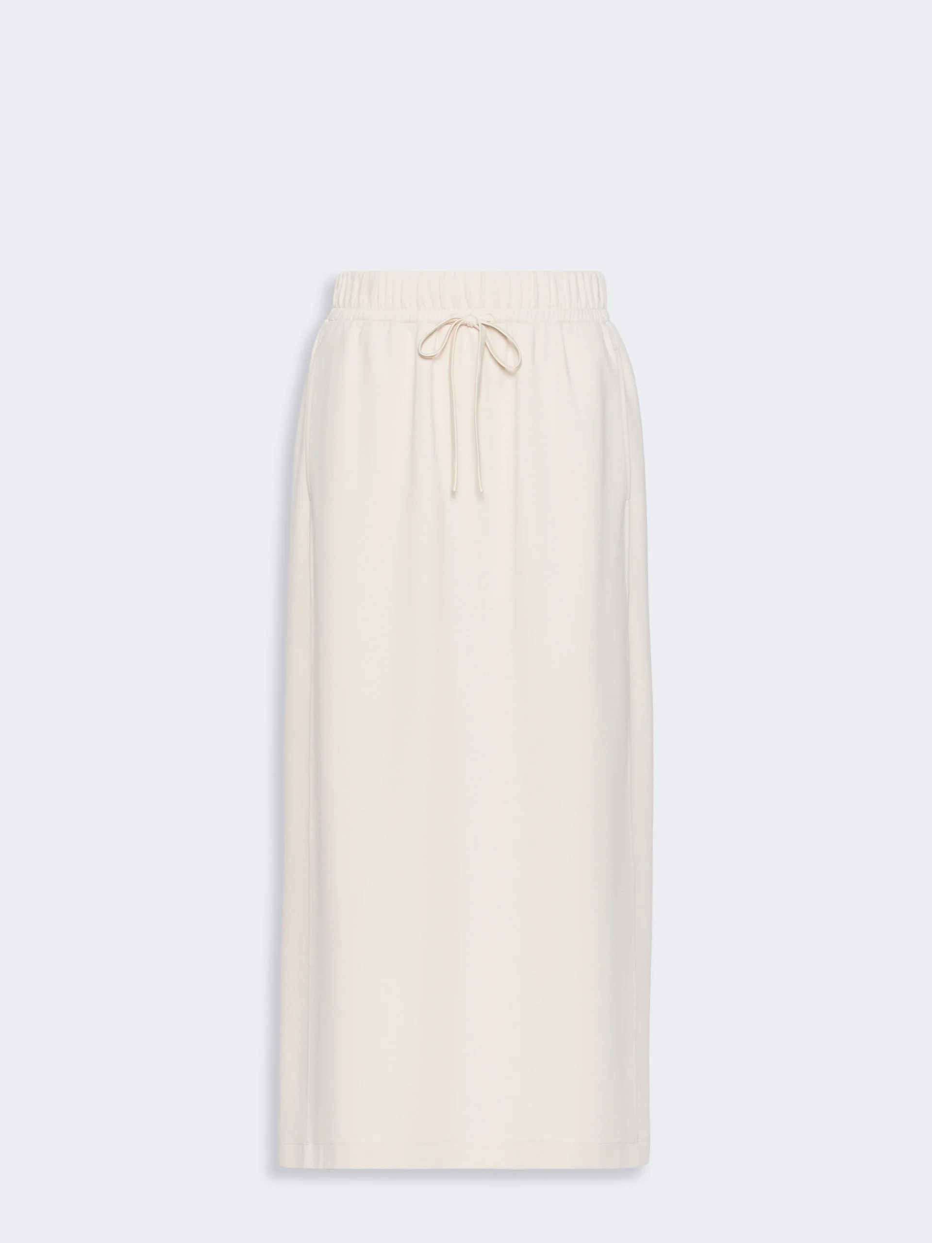 PERLE Milano-knit jersey skirt - IVORY - 1