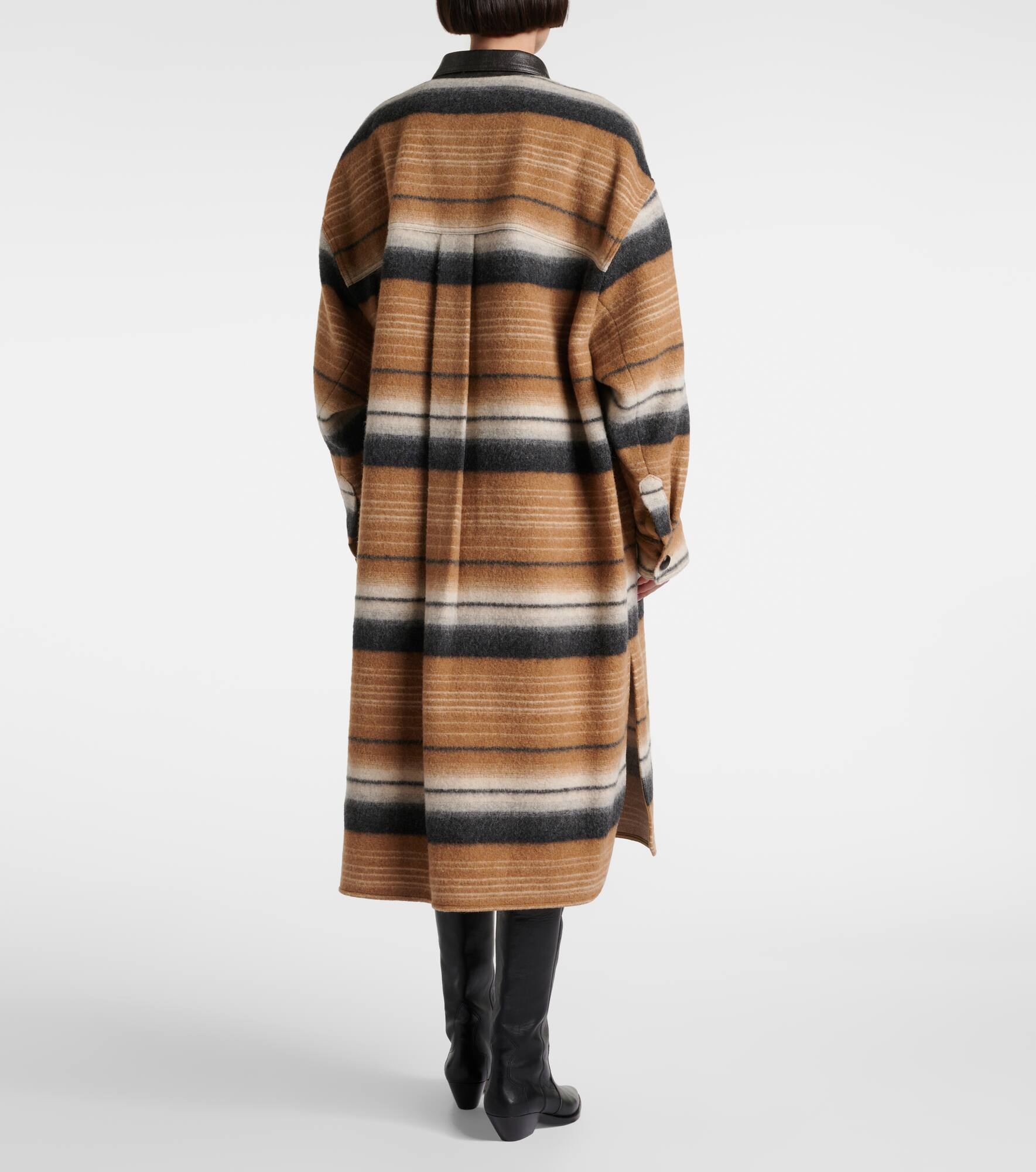 Djilaga wool-blend coat - 3